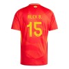 Camiseta de fútbol España Alex Baena 15 Primera Equipación Euro 2024 - Hombre